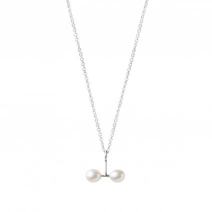 Necklace Double pearl A