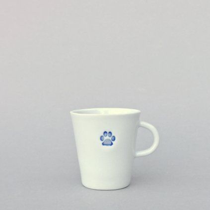 porcelanovy hrnicek obrazek tlapka. 80ml