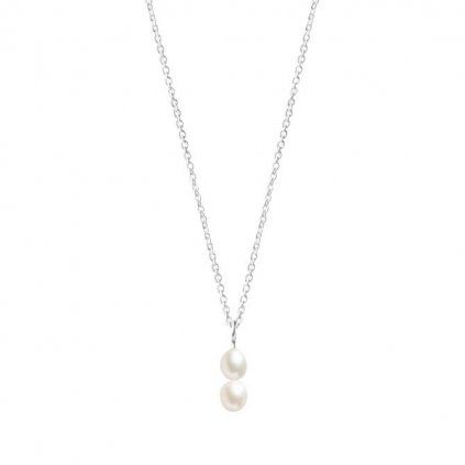 Necklace Double Pearl B