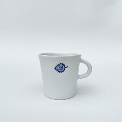 porcelanovy hrnicek obrazek listek 180ml