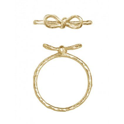 Ring Twisted 30 gold-plated