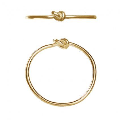 Ring Uno gold-plated