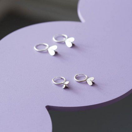 Earrings Pirk Kreolky S silver