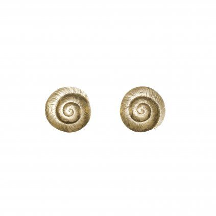Earring Snail big gold-plated