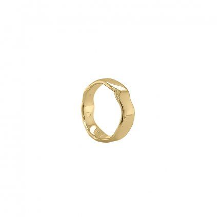 Peace ring gold plated