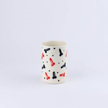 Cup Dicks black-red