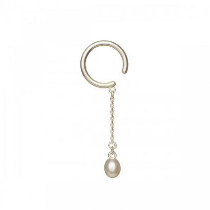 ear cuff triffid chain silver