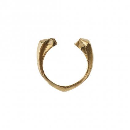 Ring Comet big gold plated