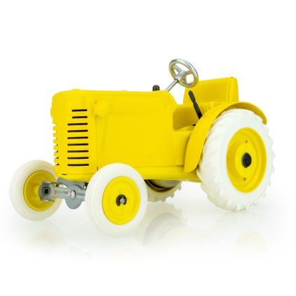Traktor žlutý