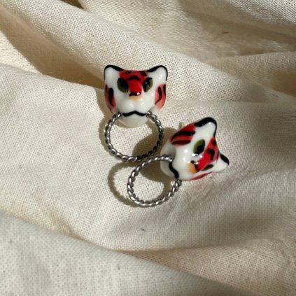 Earrings Big Cats Tygr