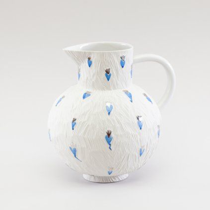 Pitcher Relic hearts - blue
