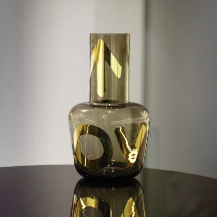 6678 unnamed vase goledn touch smoke brown copy