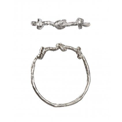Ring Twisted 03 silver