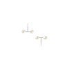 Earrings Pearl Dumbbell