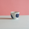Cappuccino cup Horymore blue matt