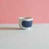 Cappuccino cup Horymore blue matt