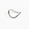 Prsten Migration Vlna big stříbrný