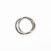 Ring Birth silver - two rings connected
