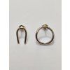 Birth fat earrings gold plated