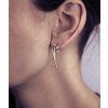 Earrings Signature short silver 01
