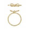 Ring Twisted 30 gold-plated