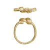 Ring Twisted 25 gold-plated