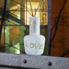 Unnamed Vase with Golden Love / Cyan Grey