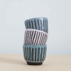Mercury latté cup pink stripes