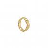Peace ring gold plated