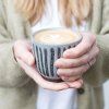 Mercury latté cup green stripes