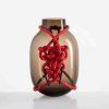 Laokon smoke vase, red rope