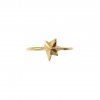 Ring Big Star gold plated