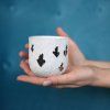Cup Relic cappuccino hearts - platinum