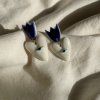 Earrings Medieval Eye blue
