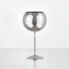 Bubble Glass Wine Set of 2 pcs silver