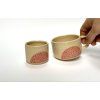 Cappuccino mug Pink planet