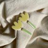 Earrings Tulips Yellow