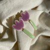 Náušnice Tulipány fialové