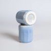 Retro cup with blue ombré decoration