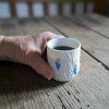 Pohárek Relikvie espresso srdíčka - modrá