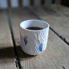 Cup Relic espresso hearts - blue