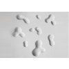 Drops 3D Wallpaper White