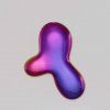 Drops 3D Wallpaper violet
