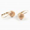 Earrings Ball dangle gold plated