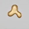 Drops 3D Wallpaper Gold