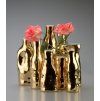 Porcelánová vázá bíla Abstract Vase Gold