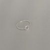 1) S circle ring