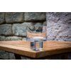 Cube whisky glass transparent