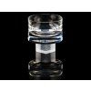 Cube whisky glass transparent