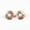 Earrings Deep blue orange